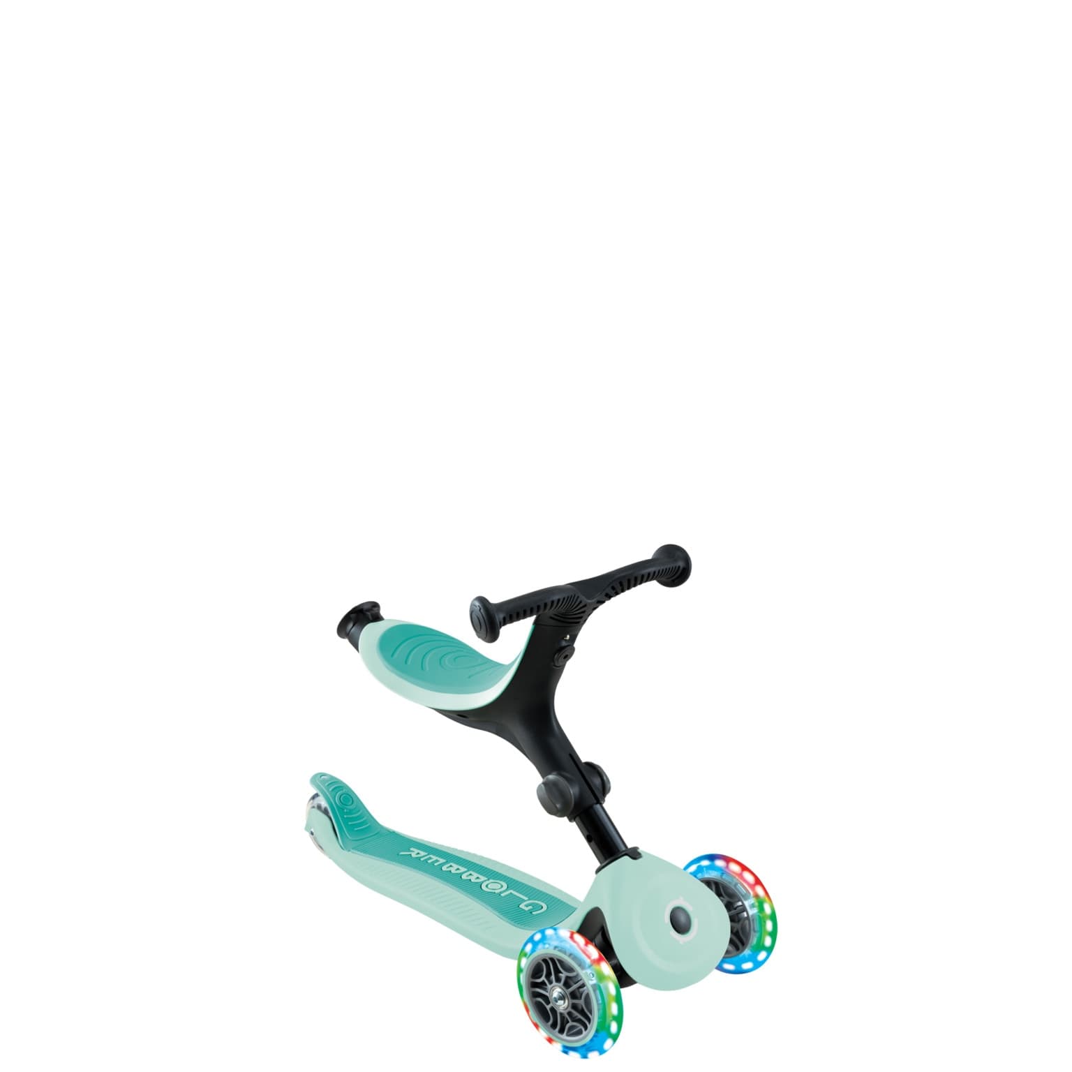 Patinete Go Up Active luces Menta Globber - Image 7