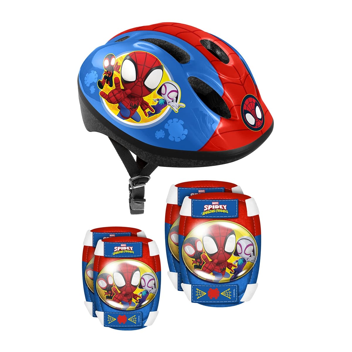 Stamp - Casco con coderas y rodilleras Spidey Stamp.