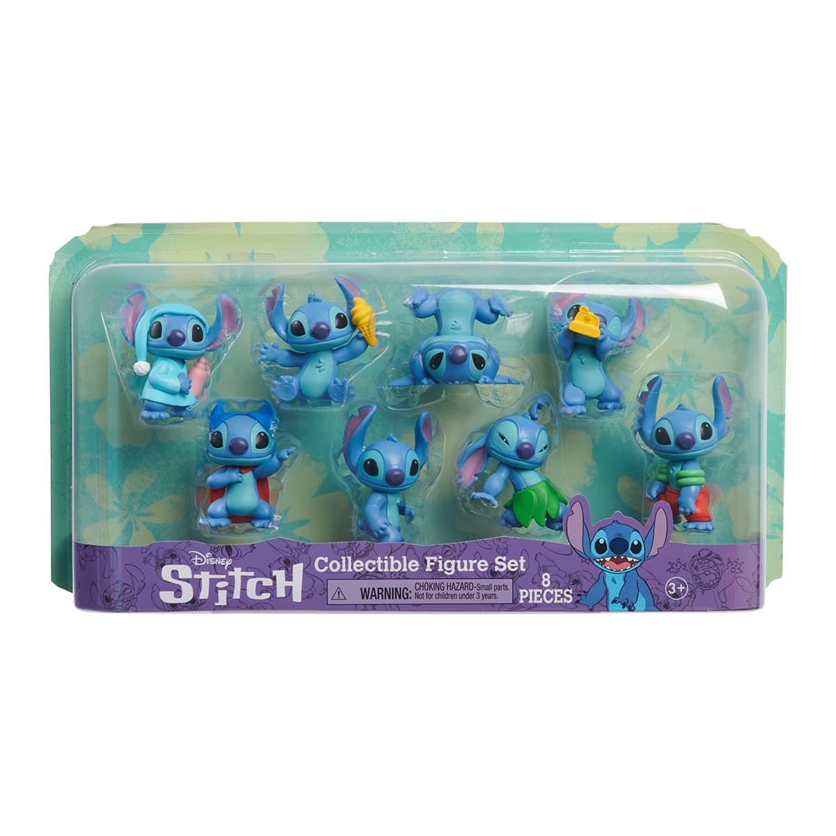 Just Play Products - Set 8 Figuras 5cm Stitch Disney Just Play.