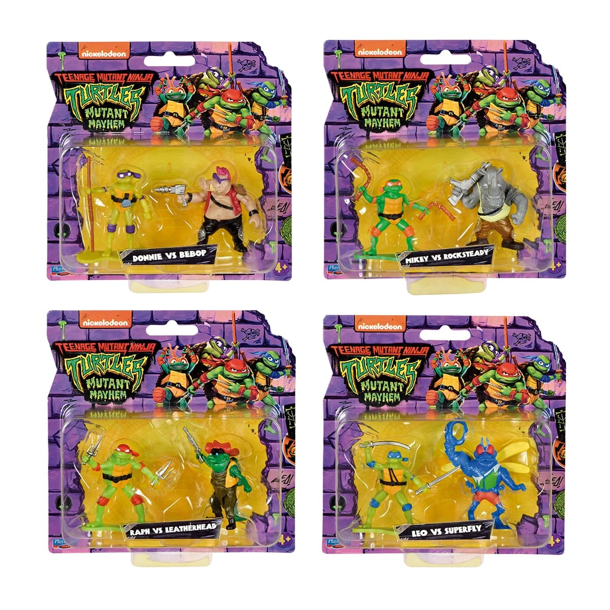 Famosa - Pack Mini Figuras Tortugas Ninja Famosa modelos surtidos.