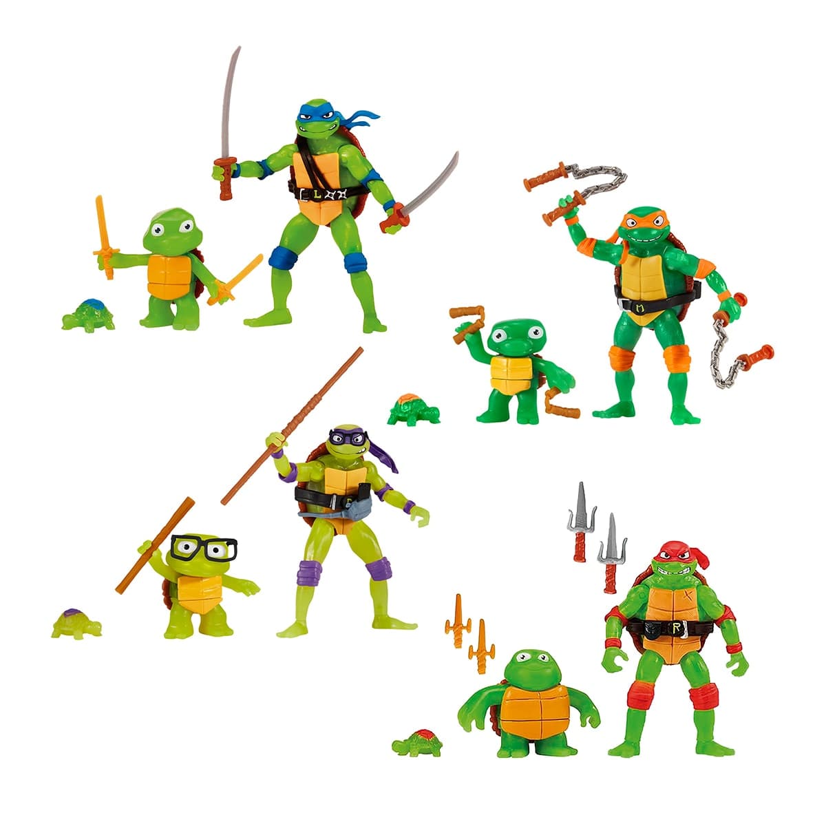 Famosa - Pack Figuras Evolution Toddler Tortugas Ninja Famosa modelos surtidos.