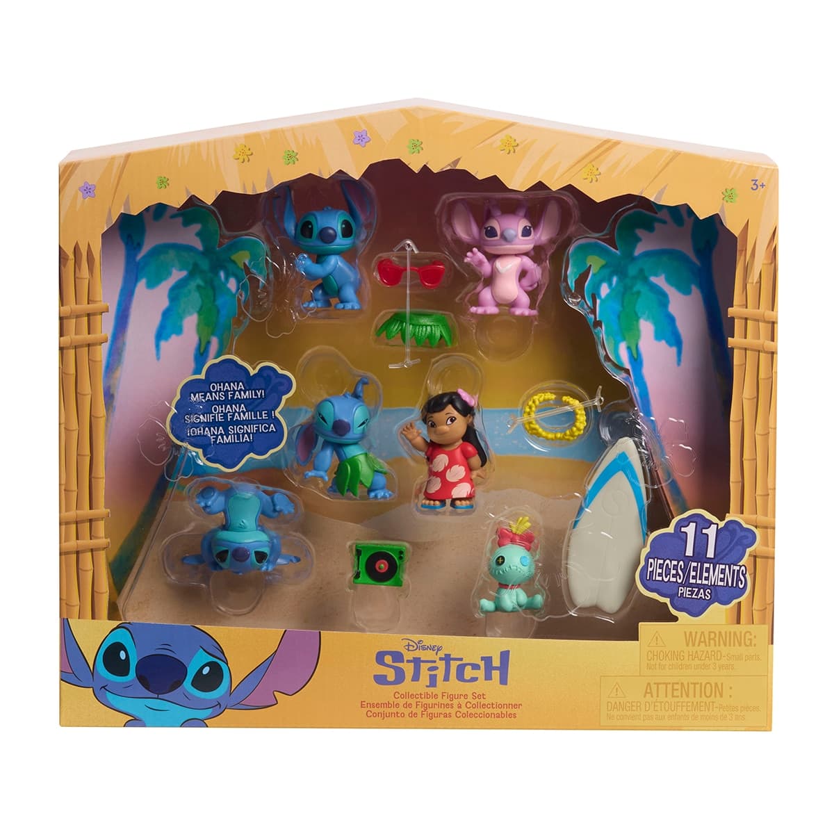 Just Play Products - Set 6 Figuras con accesorios Stitch Disney Just Play Products.