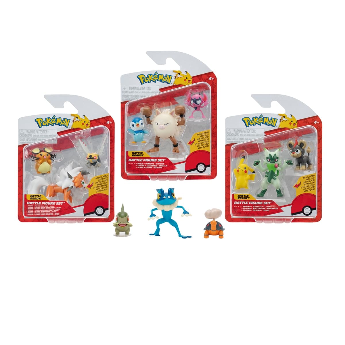 Pokémon - Set de Figuras de combate Pokemon. Modelos Surtidos.