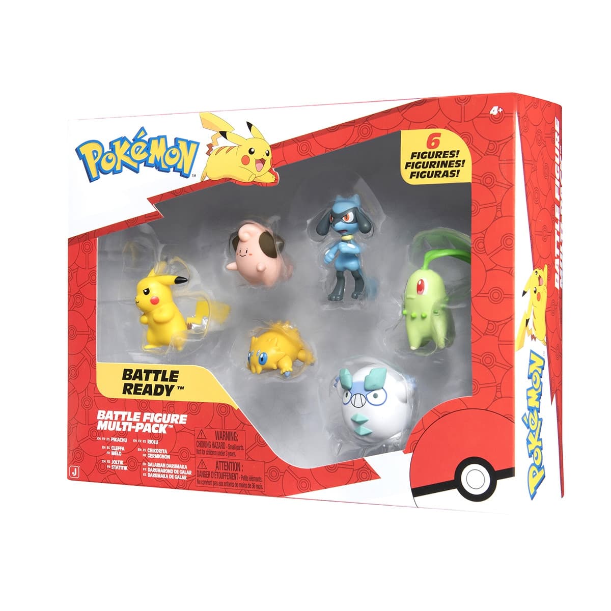 Pokémon - Pack 6 figuras batalla Pokemon.