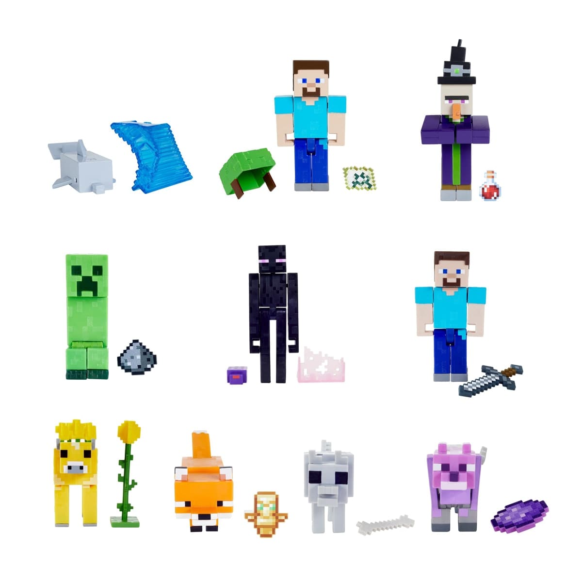 Minecraft - Figura articulada de juguete con cubos de papel para construir Minecraft modelos surtidos.