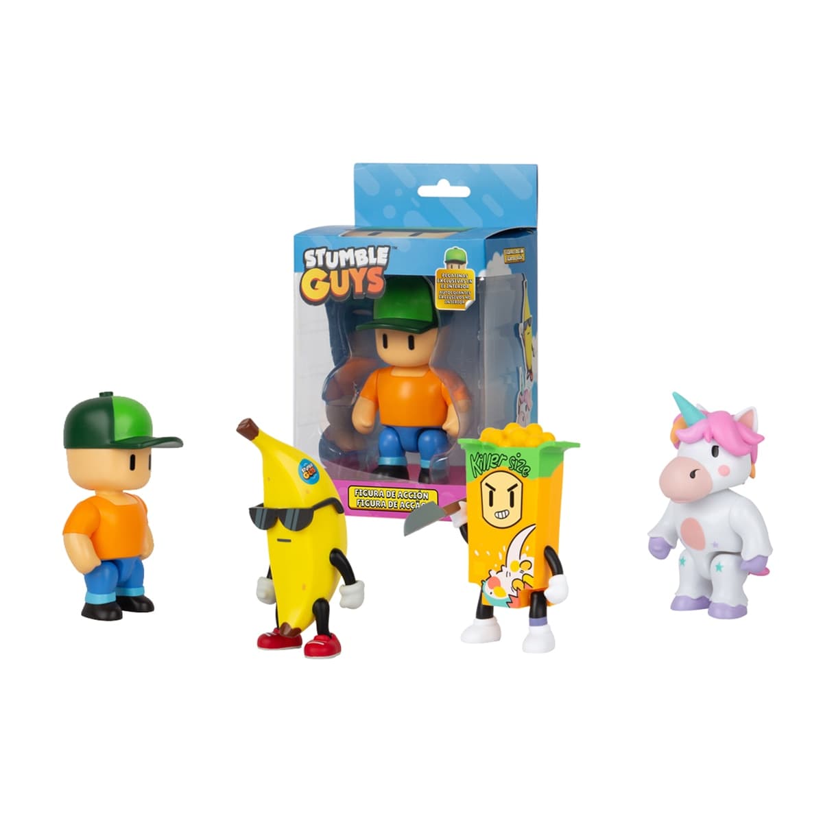 Bizak - Figura de acción articulada 11 cm Stumble Guys Bizak modelos surtidos.