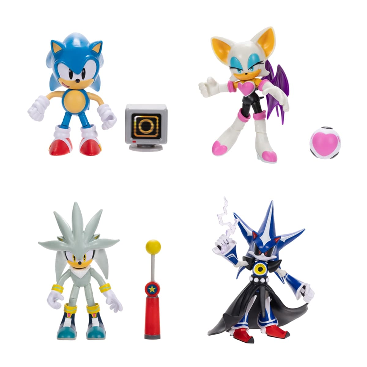 Jakks Pacific - Surtido de figuras articuladas 10 cm Sonic, Serie 17 Jakks Pacific.