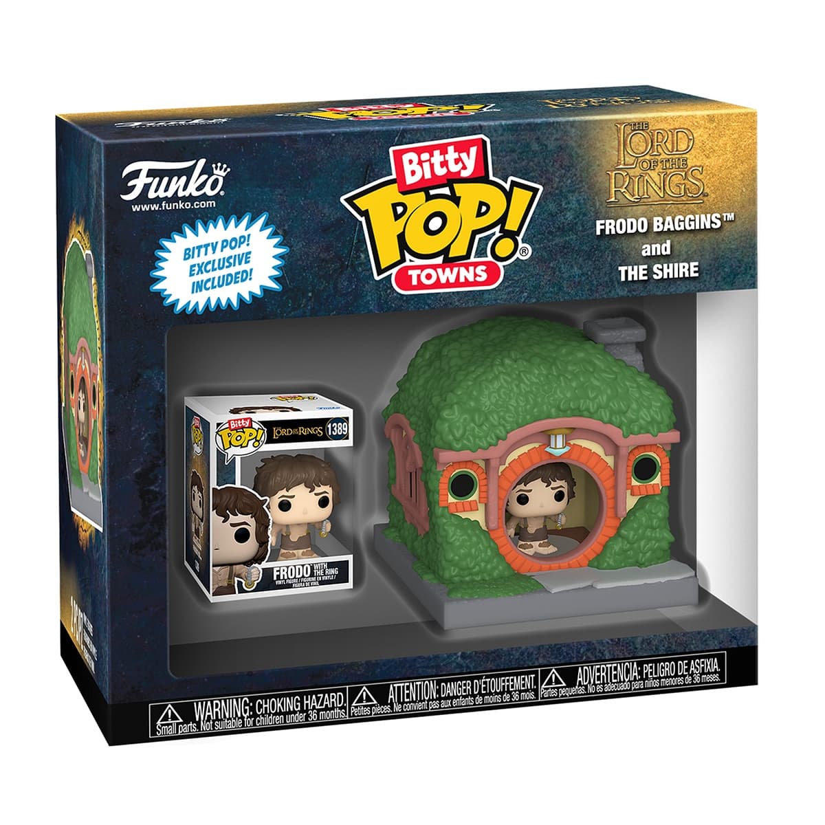 Funko - Funko Bitty POP Towns Frodo Baggins at The Shire El Señor de Los Anillos.