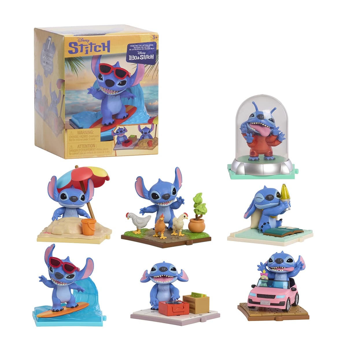 Just Play Products - Cápsula sorpresa Figura y accesorios Stitch Disney Just Play Products modelos surtidos.