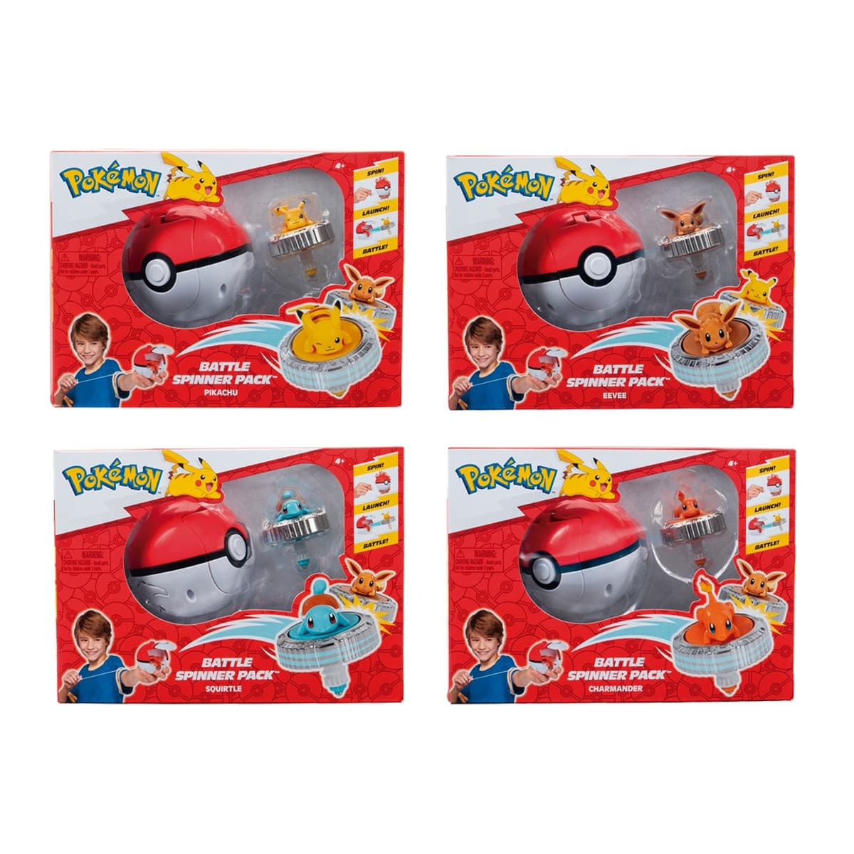 Pokémon - Battle Spinner Pokemon. Modelos Surtidos.