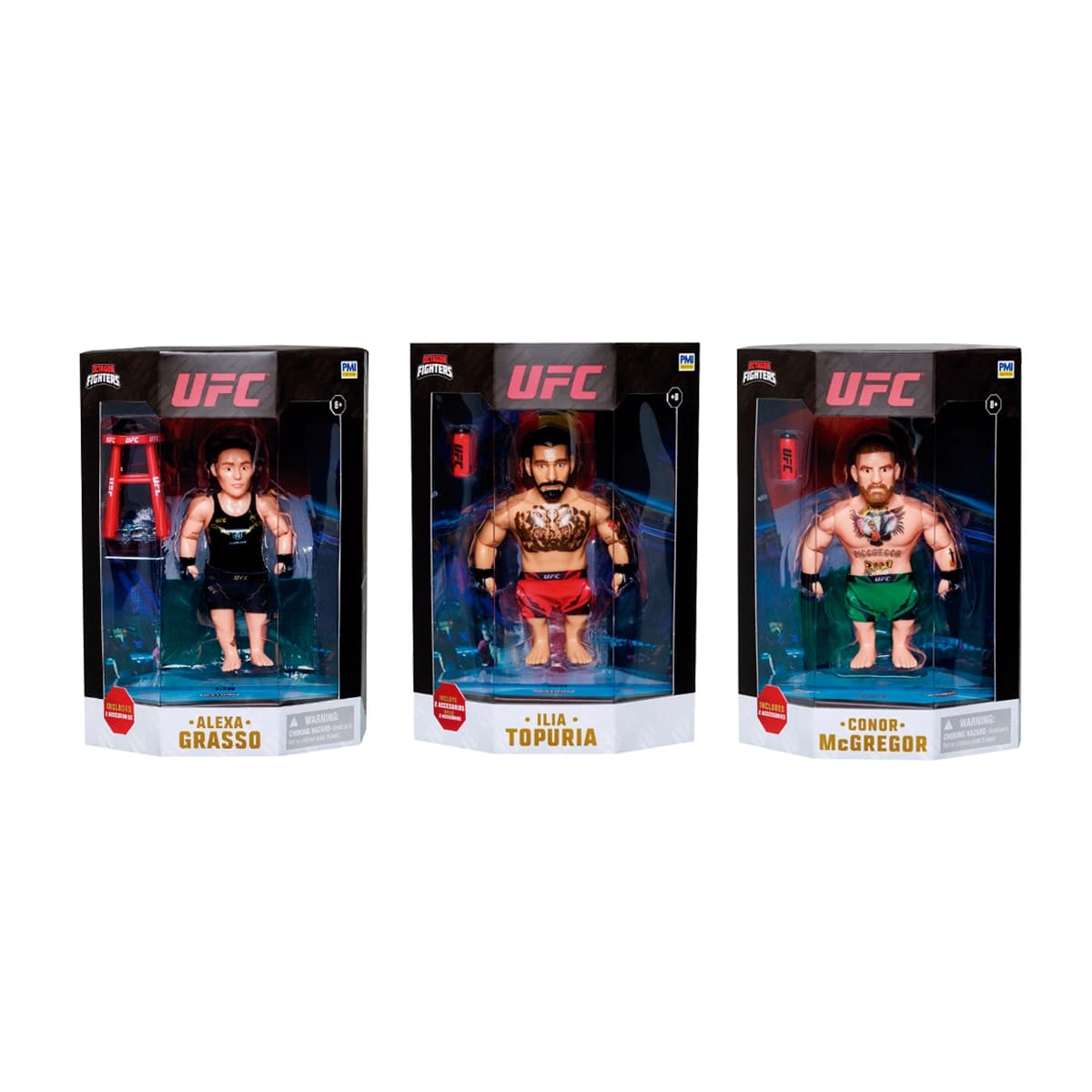 Bizak - UFC leyendas: maxi figura articulada de 11 cm con accesorios surtido.