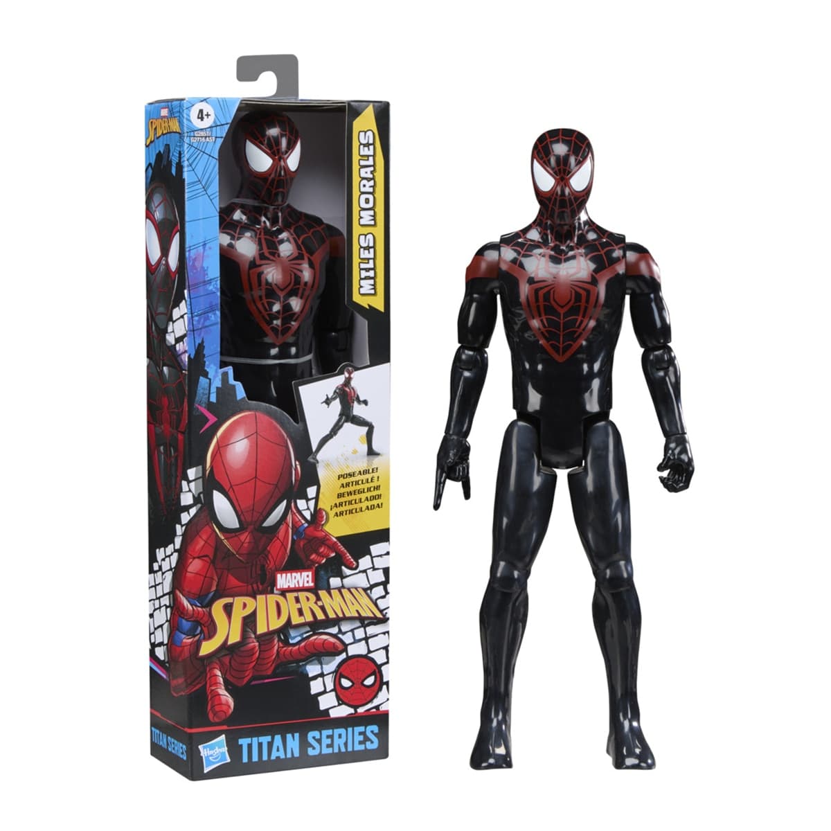 Spiderman - Figura de acción Spider Man Titan Series Marvel Hasbro.