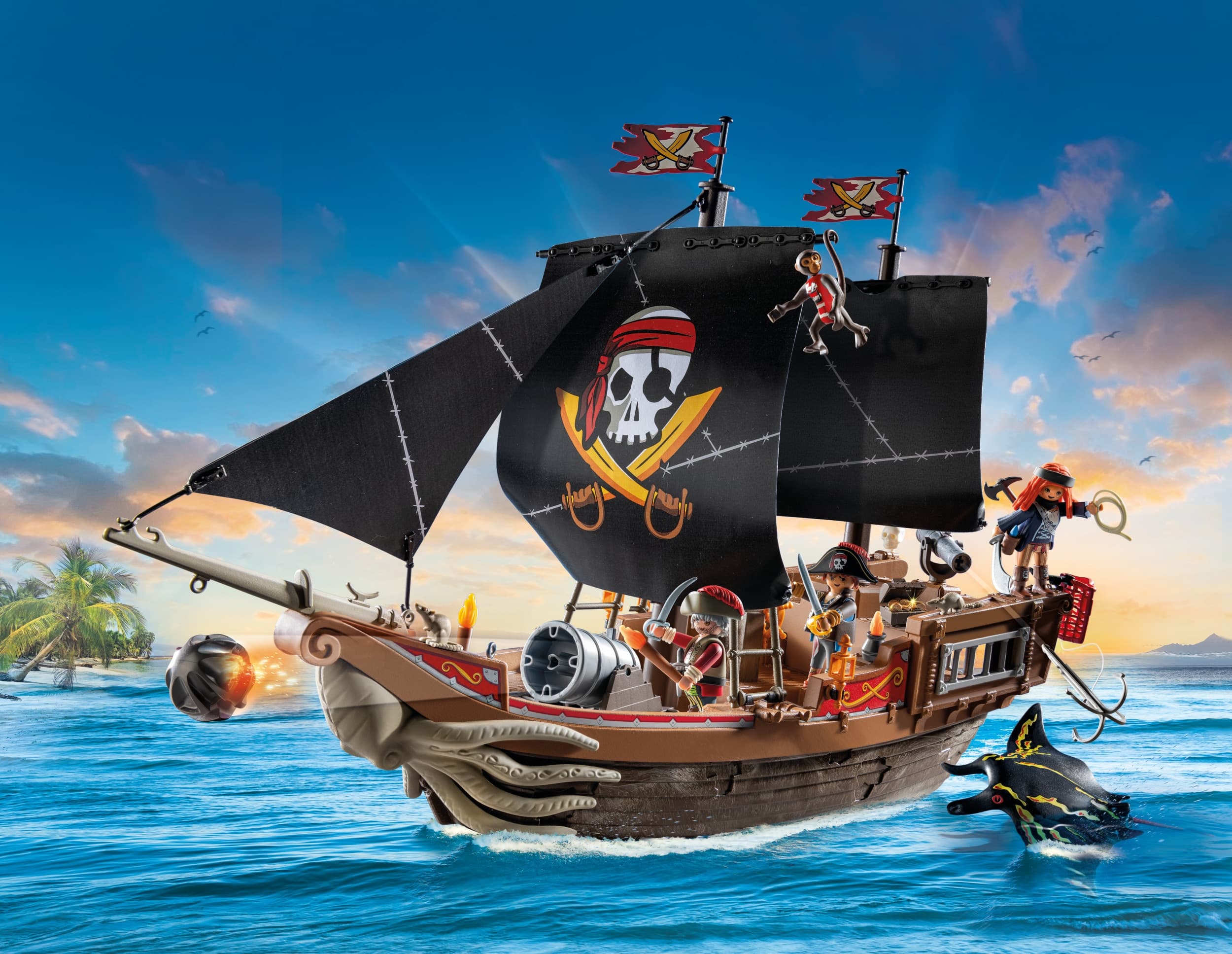 Gran barco pirata Playmobil - Image 4