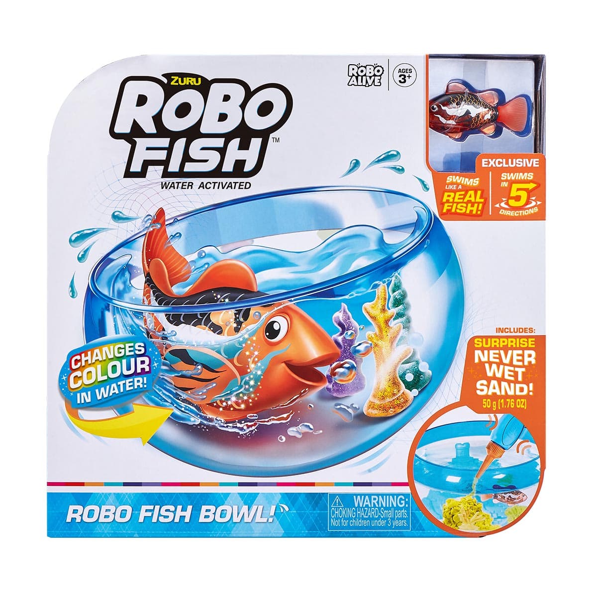 Robo Alive - Pecera Robo Fish con pez.