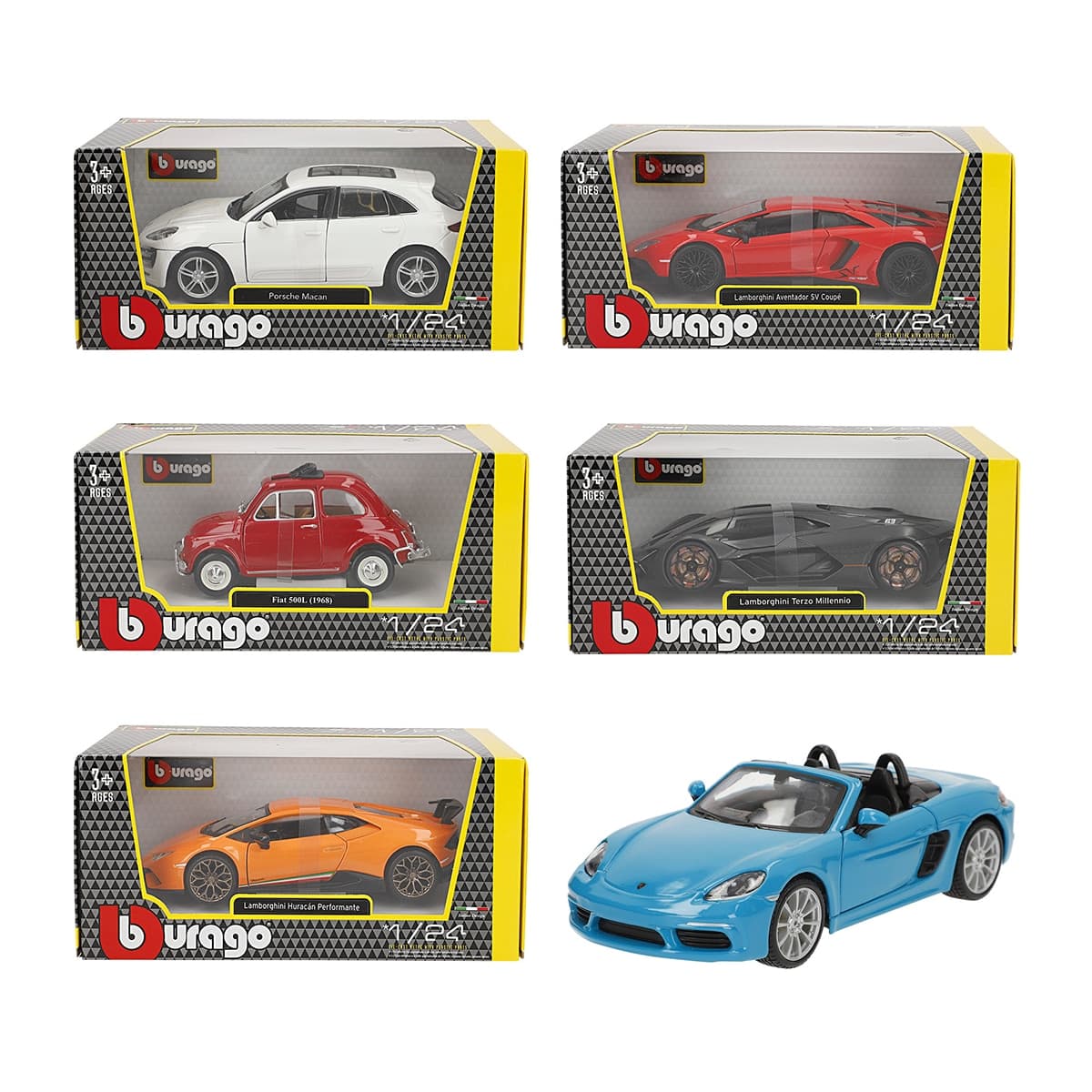 Burago - Colección Coches Clasicos Metal 1:24 Burago.