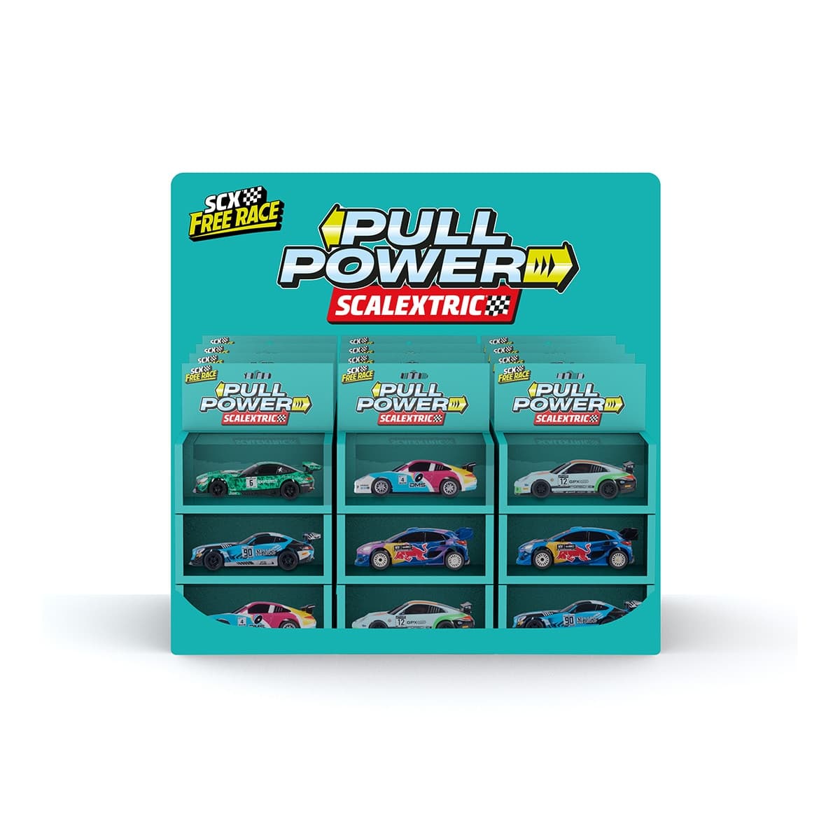 Scalextric - Coche juguete Pull Power Retroficción Scalextric modelos surtidos.