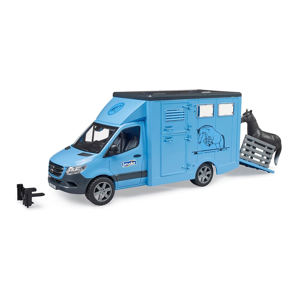 Bruder - Vehículo transporte equino y caballo MB Sprintrer Bruder.
