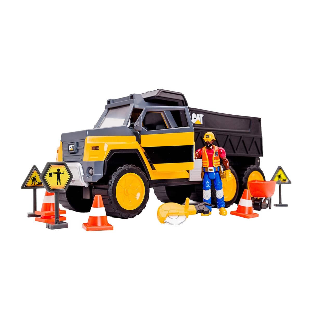Funrise Toys - Camión volquete de Carga con Luces y Sonidos Cat Workforce Funrise Toys.