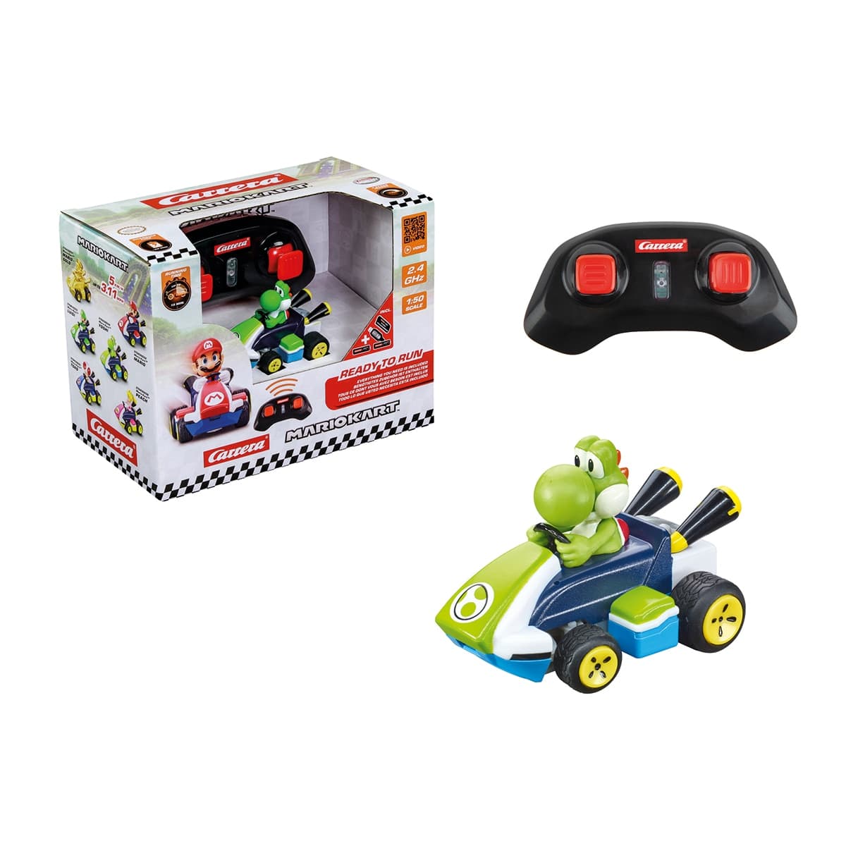 Carrera - Radiocontrol Kart Mini RC Yoshi Mario Kart Carrera.