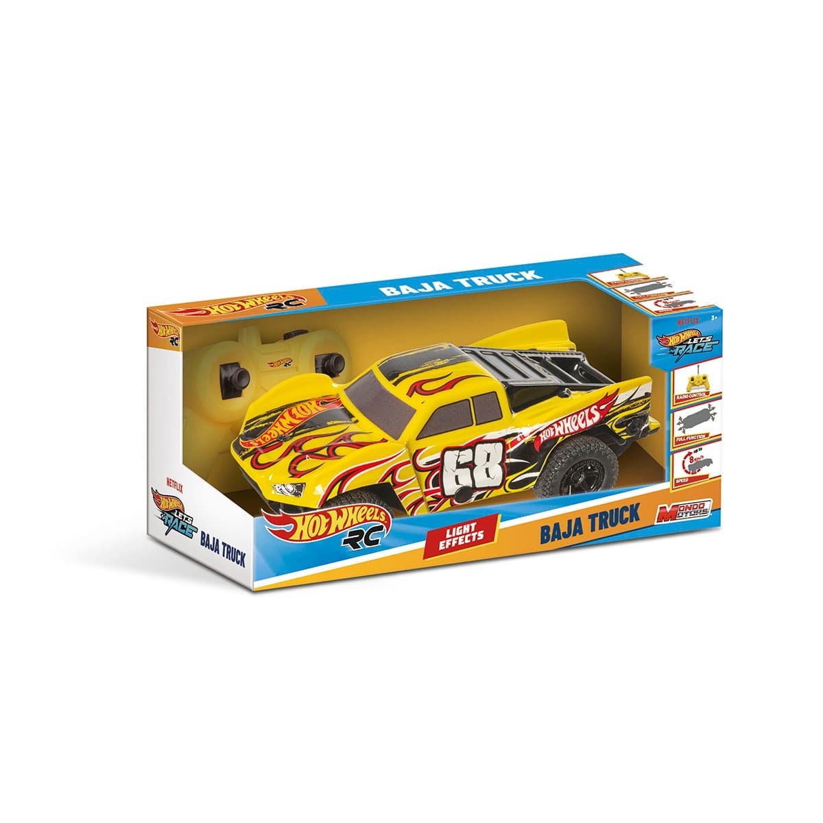 Mondo - Coche radiocontrol 1:24 Hot Wheels Let's Race Baja Truck Mondo.