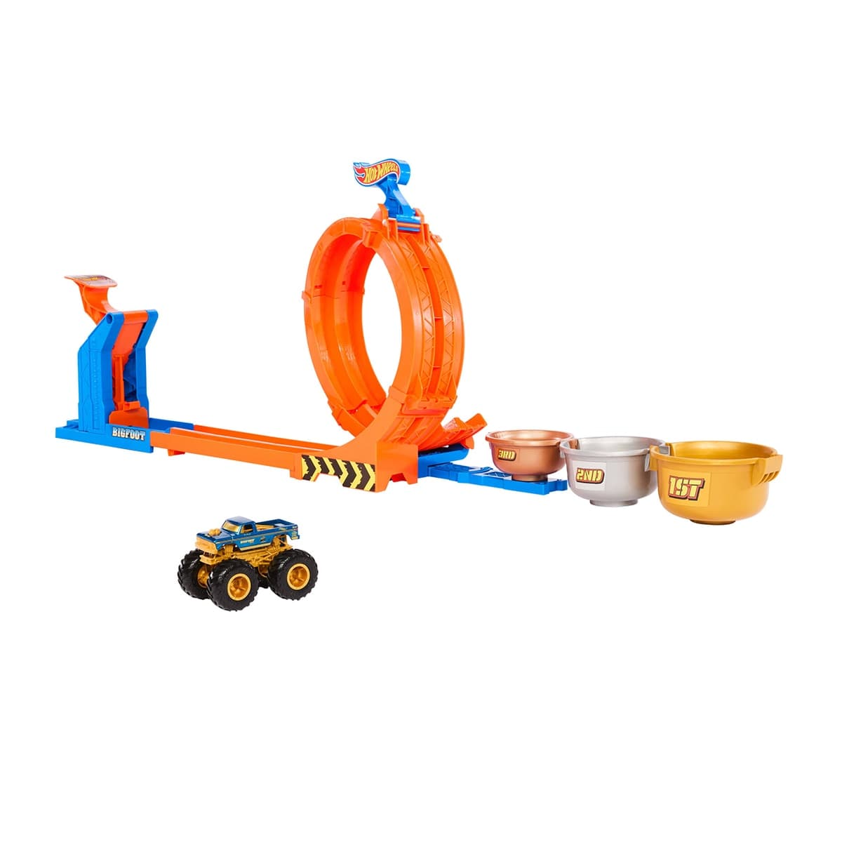 Hot Wheels - Trofeo Challenge de loopings y giros Bigfoot Hot Wheels.