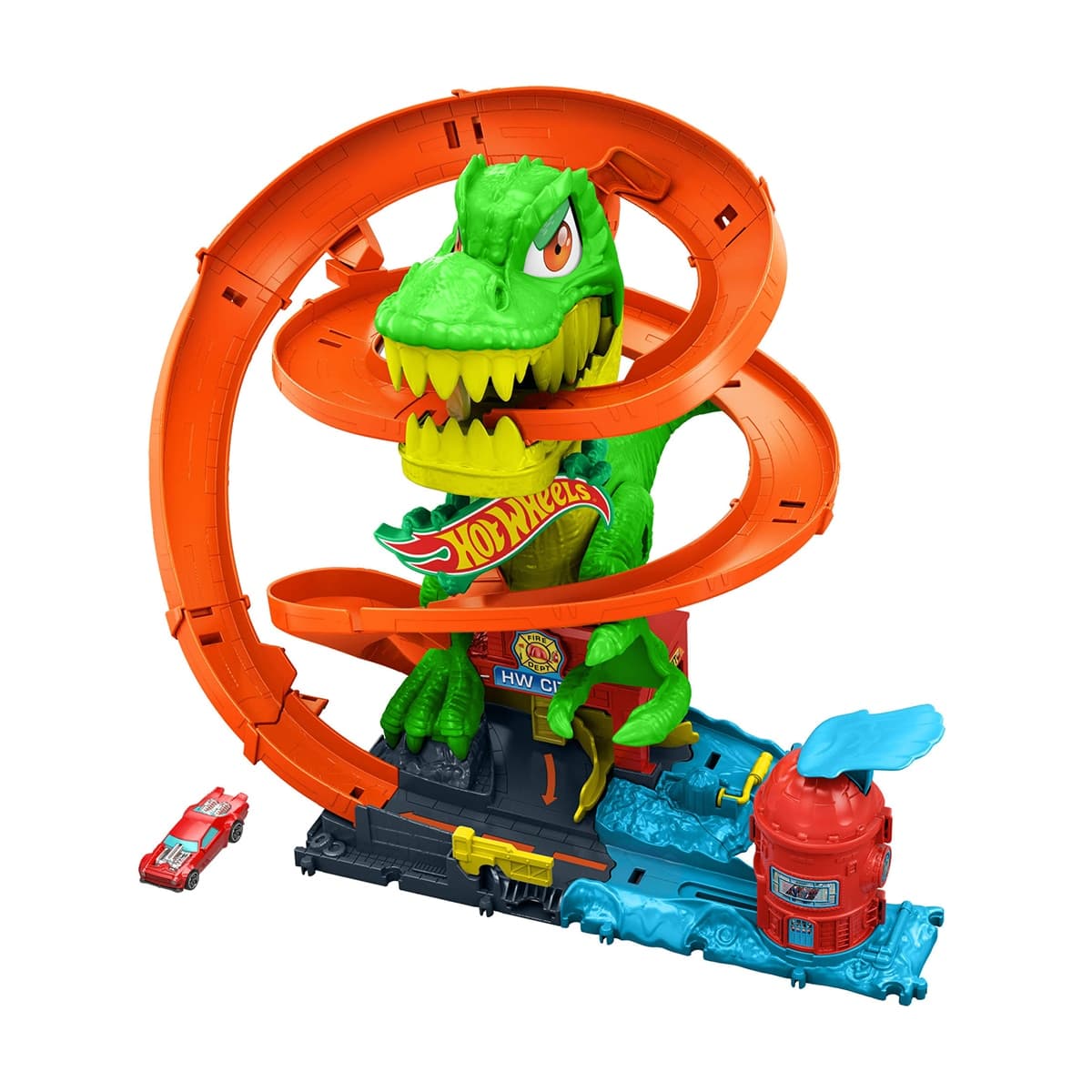 Hot Wheels - T-Rex Batalla en llamas Hot Wheels.