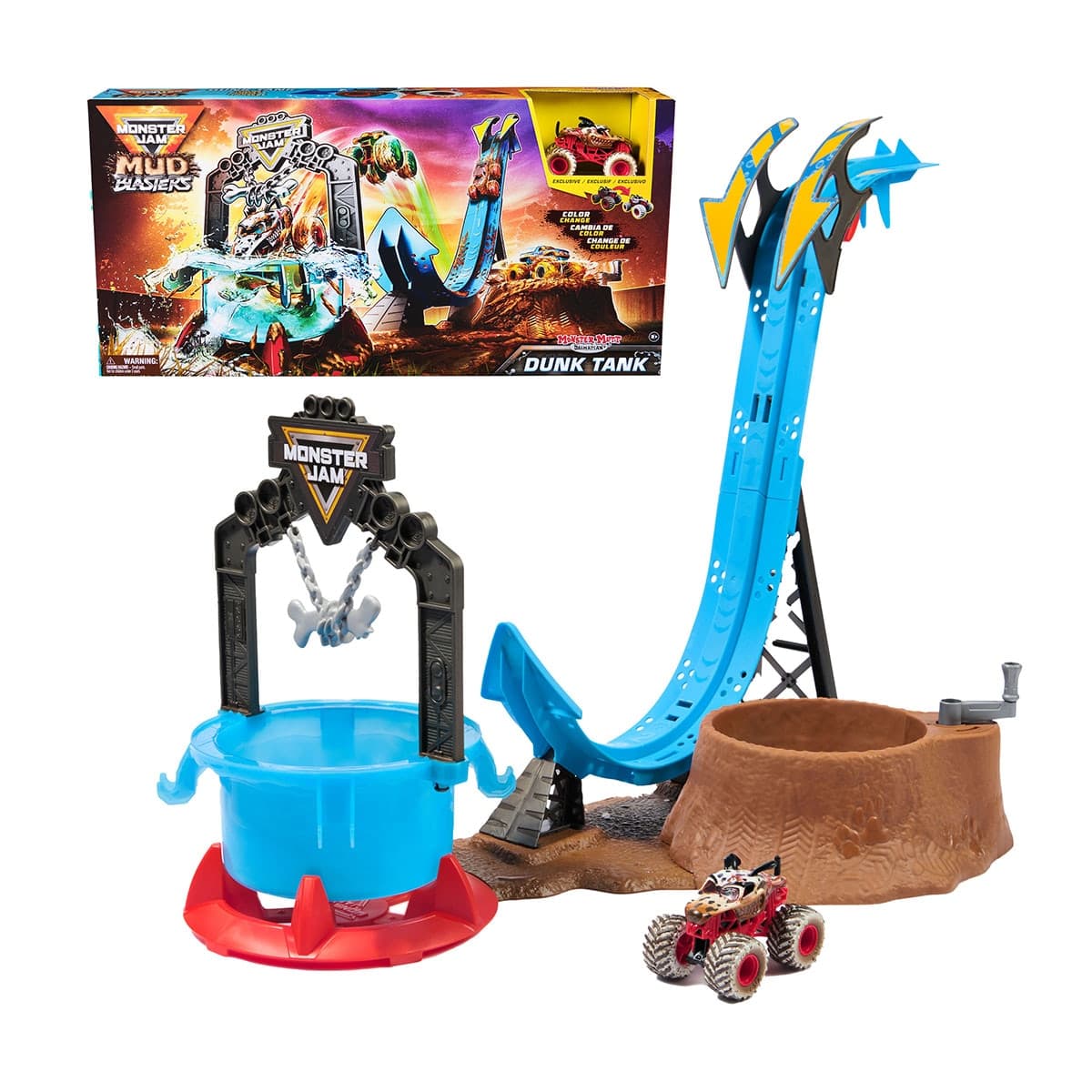 MONSTER JAM - MNJ Lavadero de Mud Bluster 1:64.