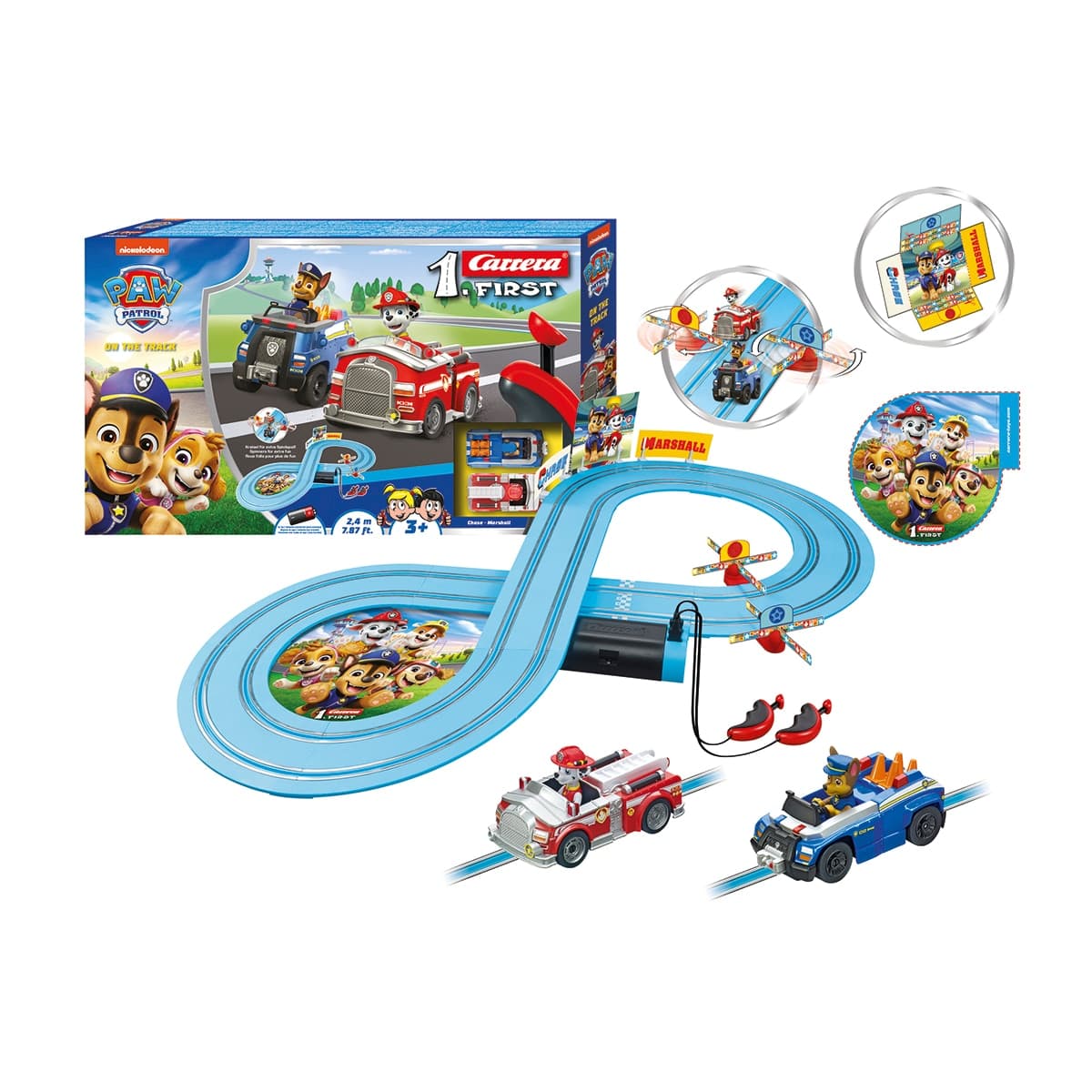 Carrera - Circuito para vehículos de juguete On the Track Paw Patrol Carrera First.