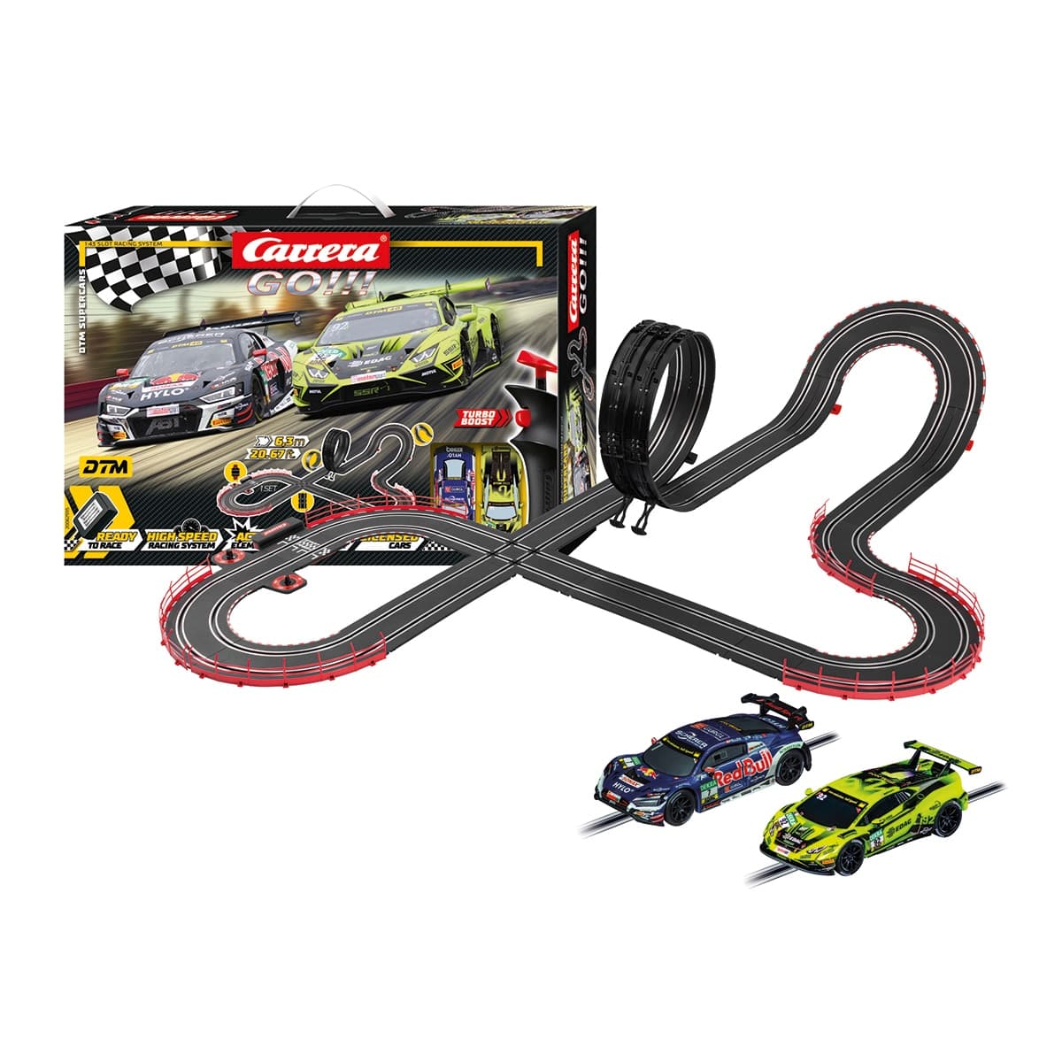 Carrera - Circuito para vehículos de juguete DTM Supercars Carrera GO.