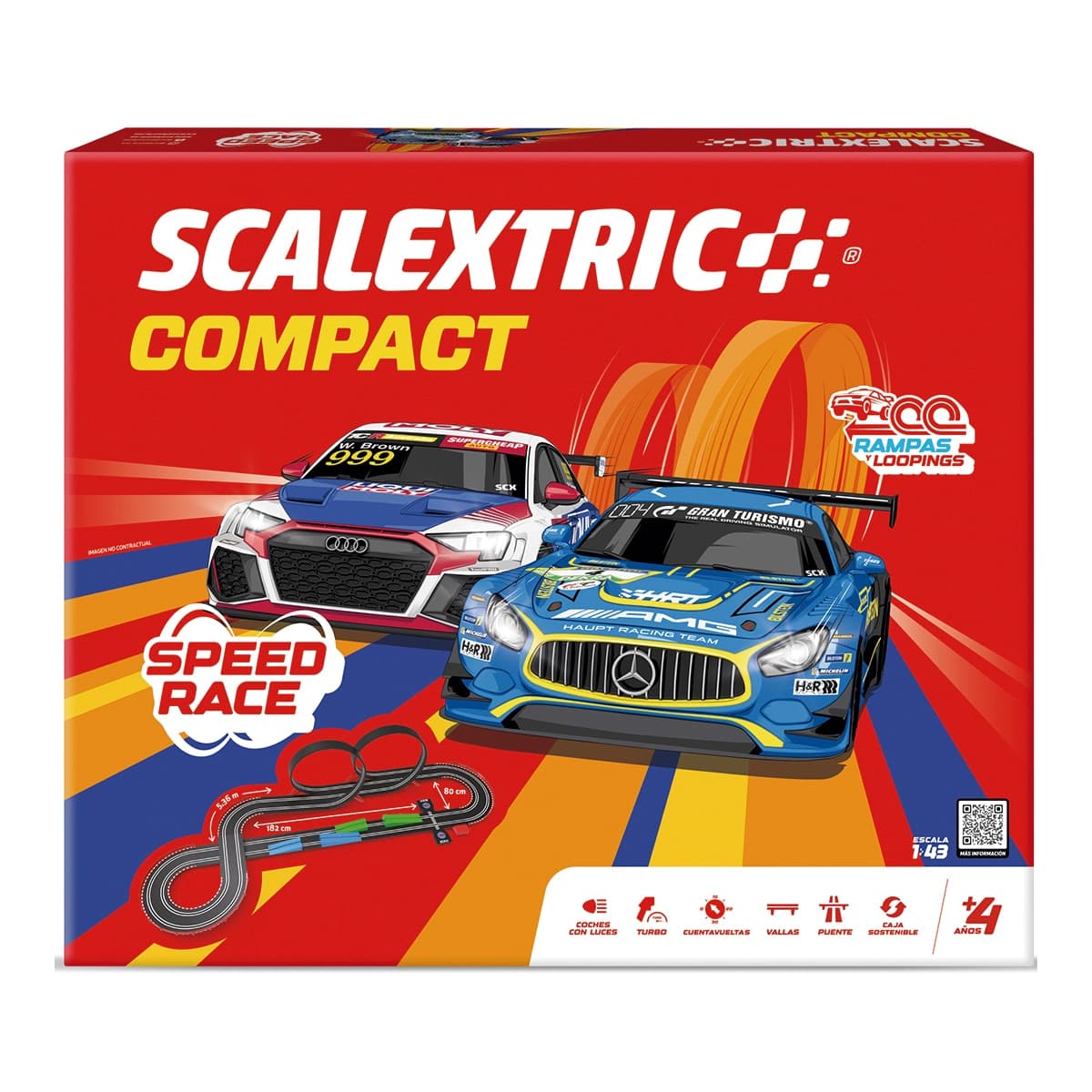 Pistas de carreras eléctrica Compact Fast Rally Scalextric - Image 7