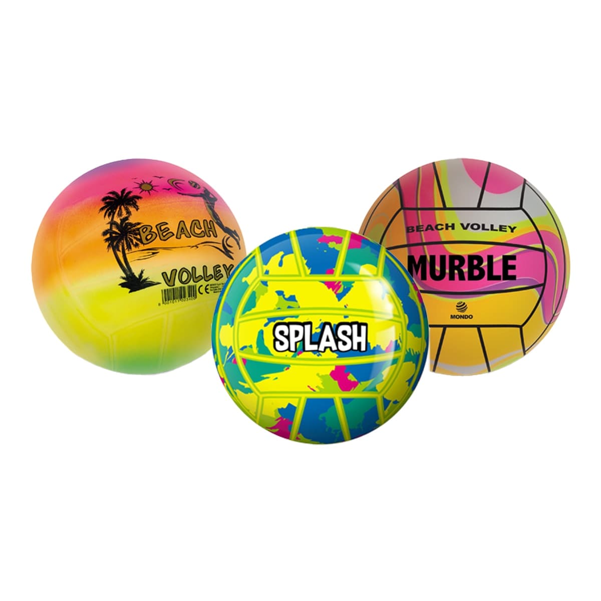 Mondo - Balón Volley Murble Rainbow Splash Mondo modelos surtidos.