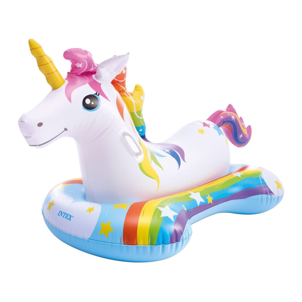 Intex - Colchoneta hinchable infantil unicornio.