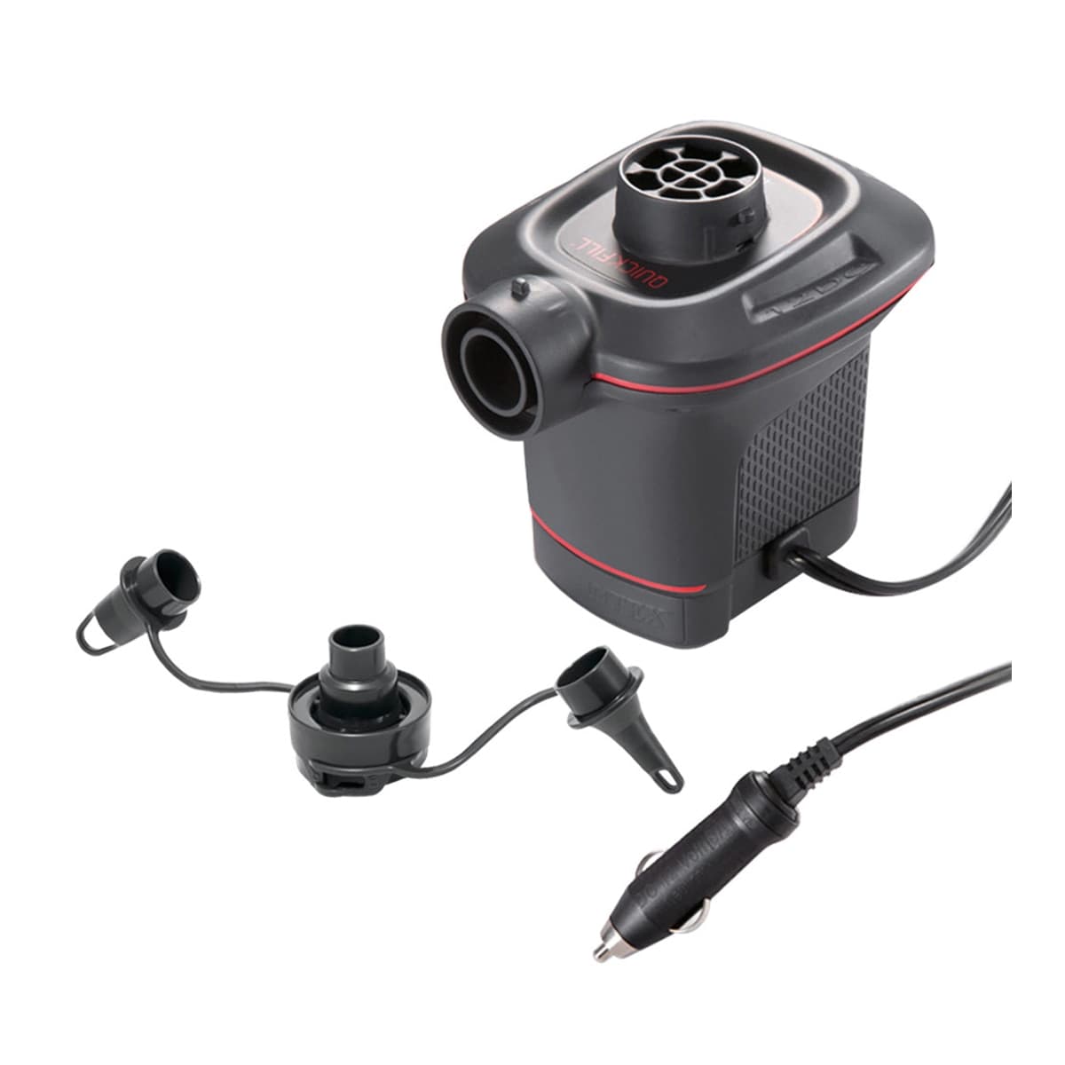 Intex - Hinchador bomba eléctrica Quick Fill 12V Intex.
