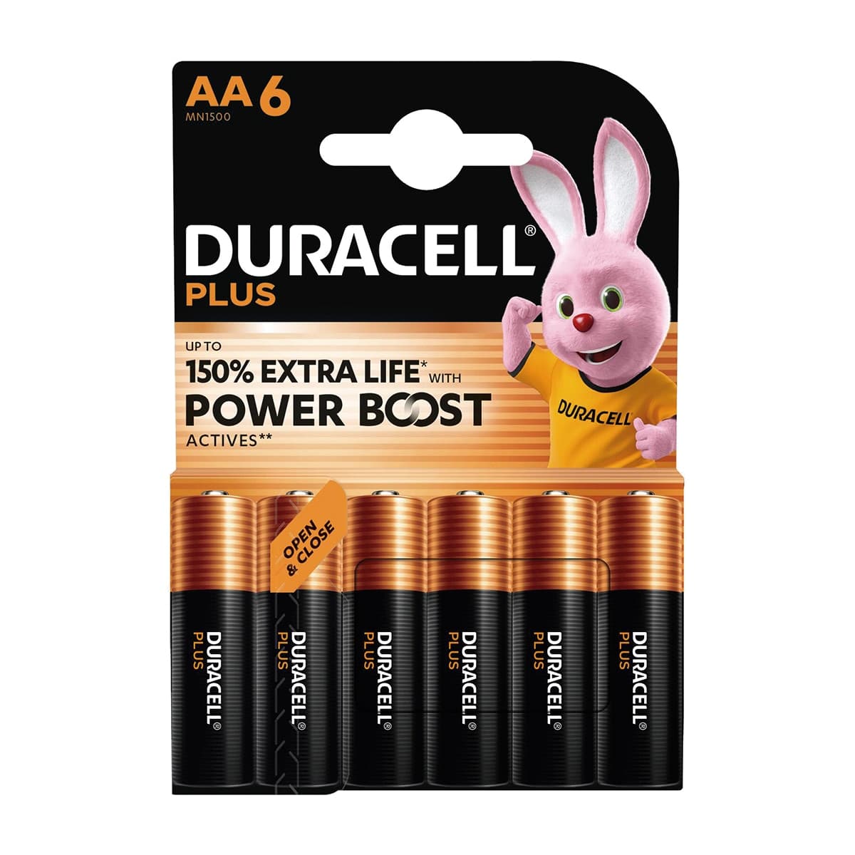 Duracell - DURACELL Plus AA (6 Pack) ? Alkaline Batteries 1.5V.