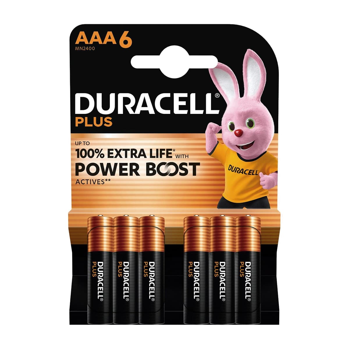 Duracell - DURACELL Plus AAA (6 Pack) ? Alkaline Batteries 1.5V.