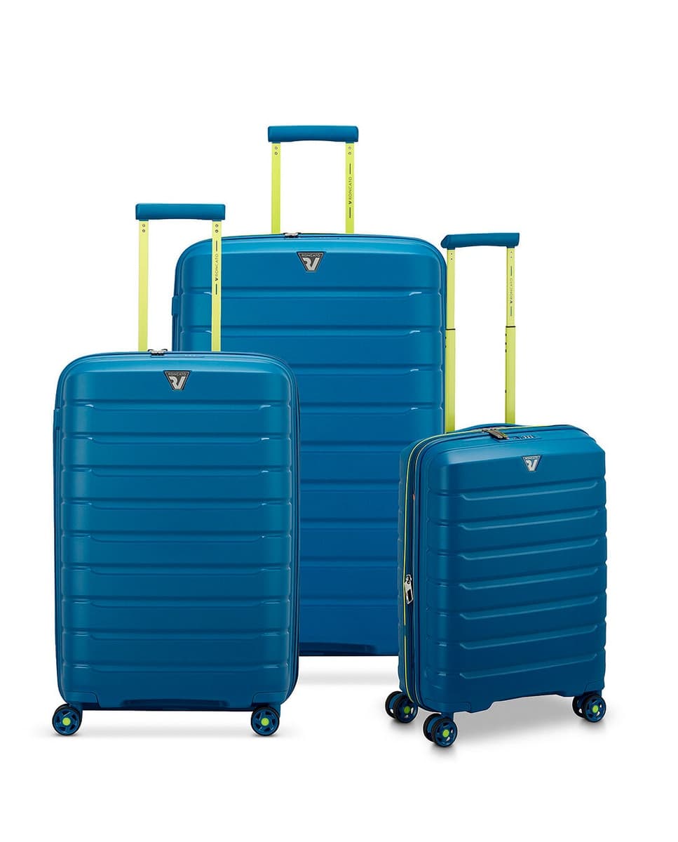 Roncato - Juego de maletas (grande, mediana y cabina) B-Flying rígidas expandibles hasta 129 L.