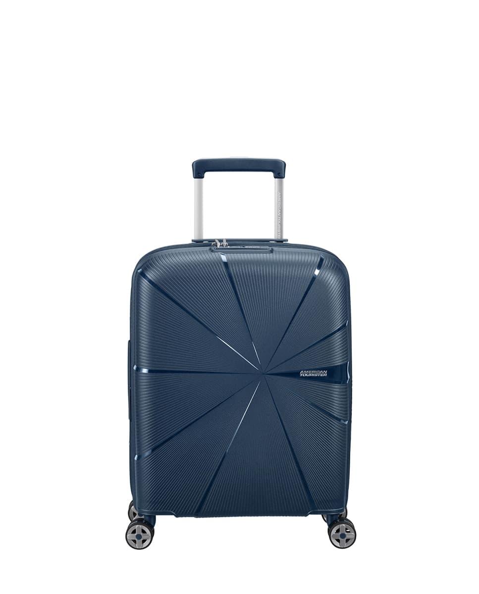 American Tourister - Maleta de cabina expandible Starvibe rígida con capacidad hasta 41 L..