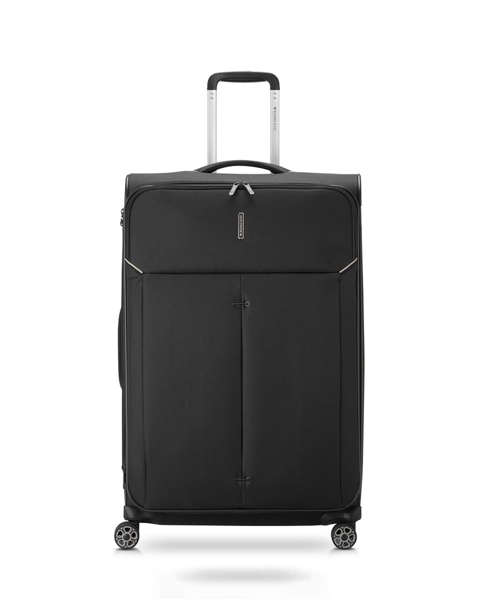 Roncato - Maleta grande Ironik 2.0 blanda expandible con capacidad hasta 119 L.