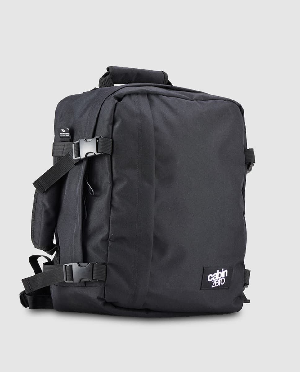 CabinZero - Mochila Mini CZ08 blanda negra pequeña, con capacidad de 28L.