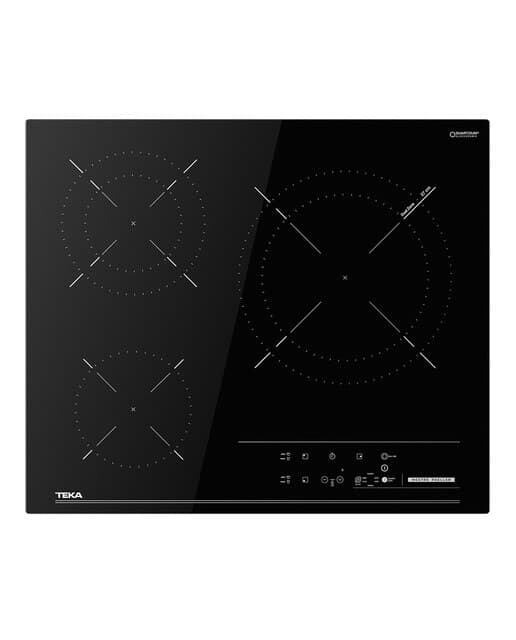 Teka - Placa vitrocerámica Teka con 3 zonas de cocción - 63620 TTC.