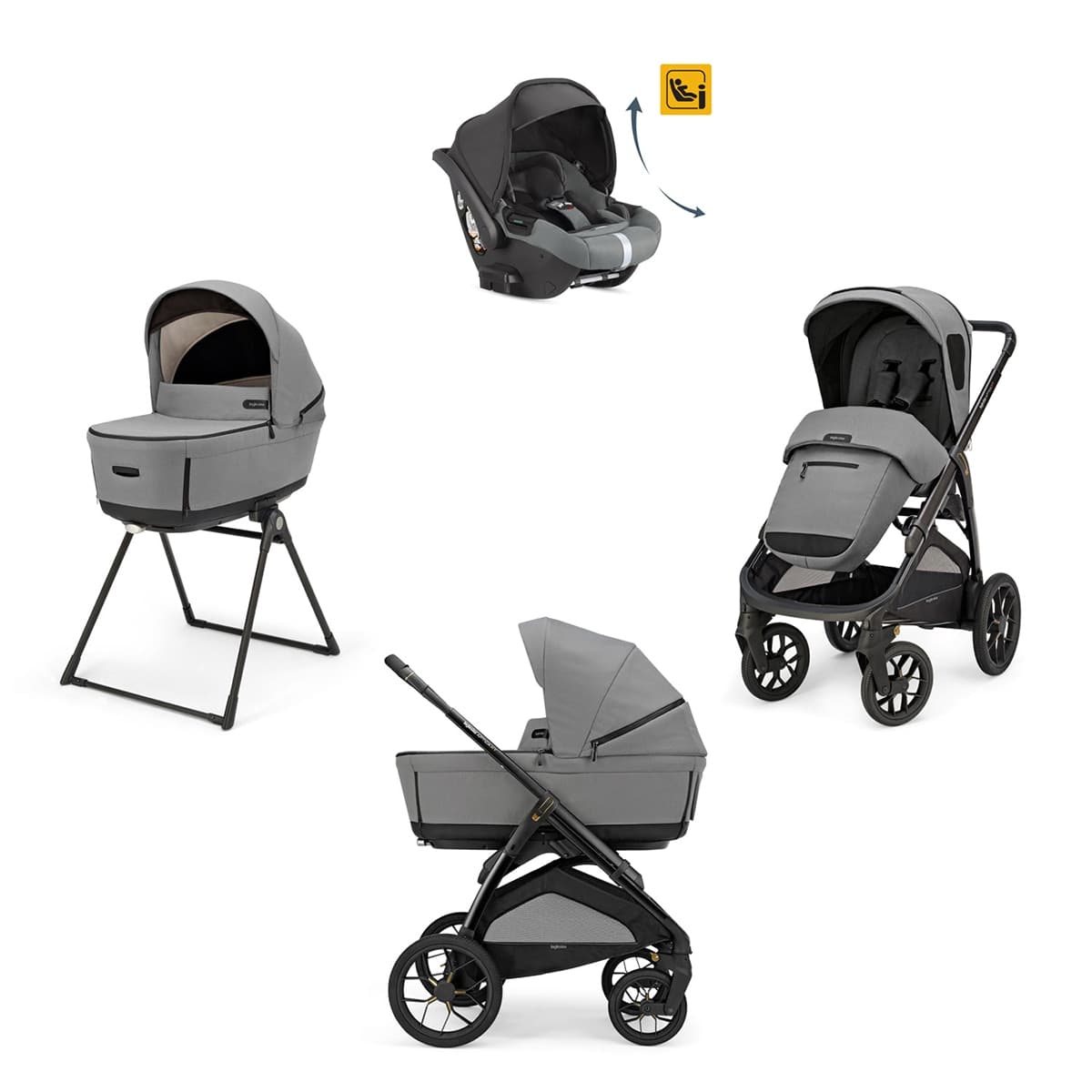 Inglesina - Carro de bebé Inglesina System Quattro Aptica XT Darwin Recline.