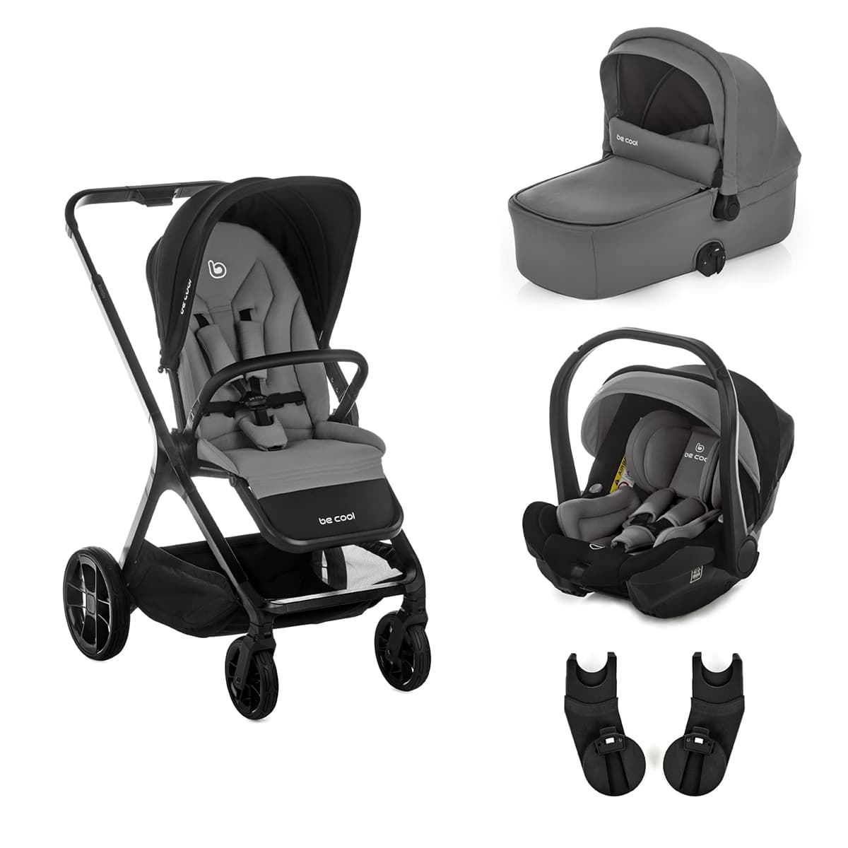 Be Cool - Carrito de bebé Be Cool Kombo con capazo Kombo y portabebé Travel Carrier..