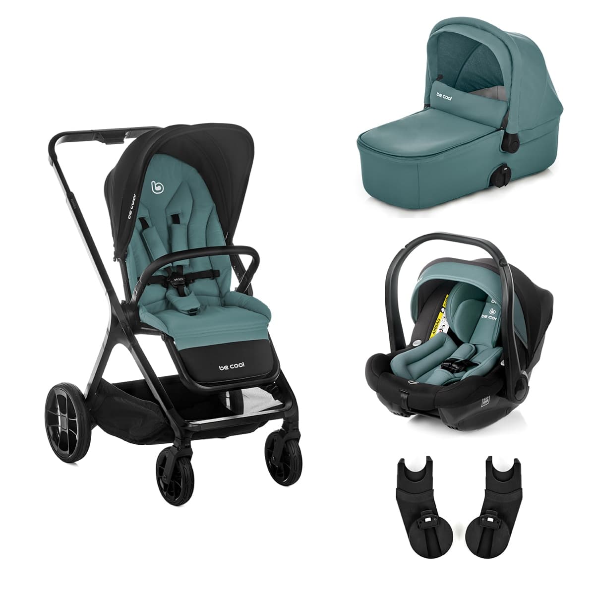 Be Cool - Carrito de bebé Be Cool Kombo con capazo Kombo y portabebé Travel Carrier..