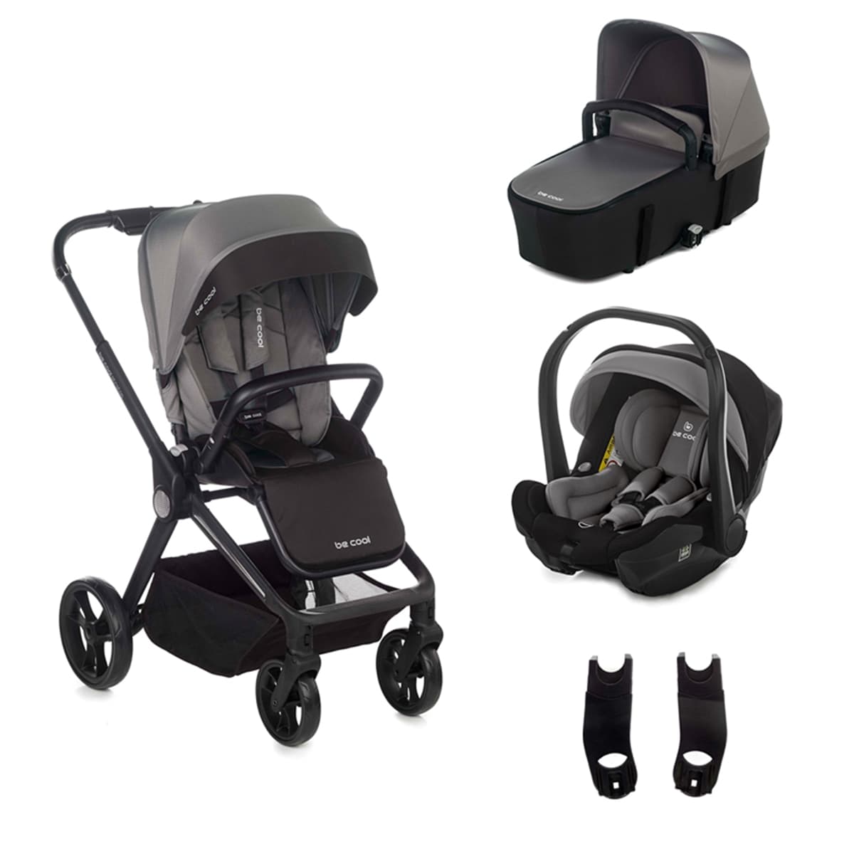 Be Cool - Carro de bebé Be Cool Stratos con capazo Stratos Cot y portabebé Travel Carrier 2025.