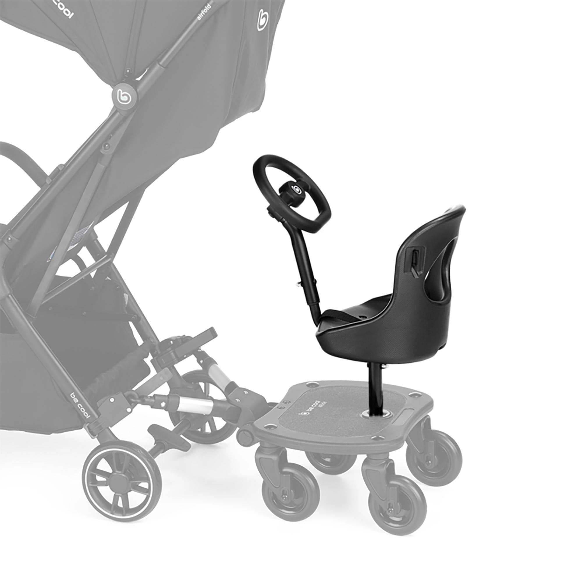 Be Cool - Asiento de patinete para carrito de bebé Be Cool 4Ride Seat.