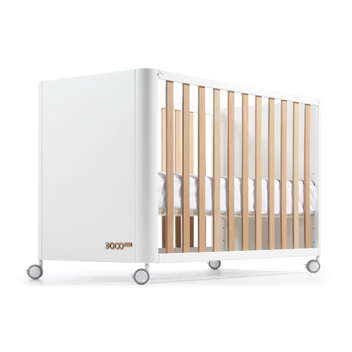 Cotinfant - Cuna de colecho (60 x 120 cm.) Cotinfant Doco Sleeping Style blanco-natural.