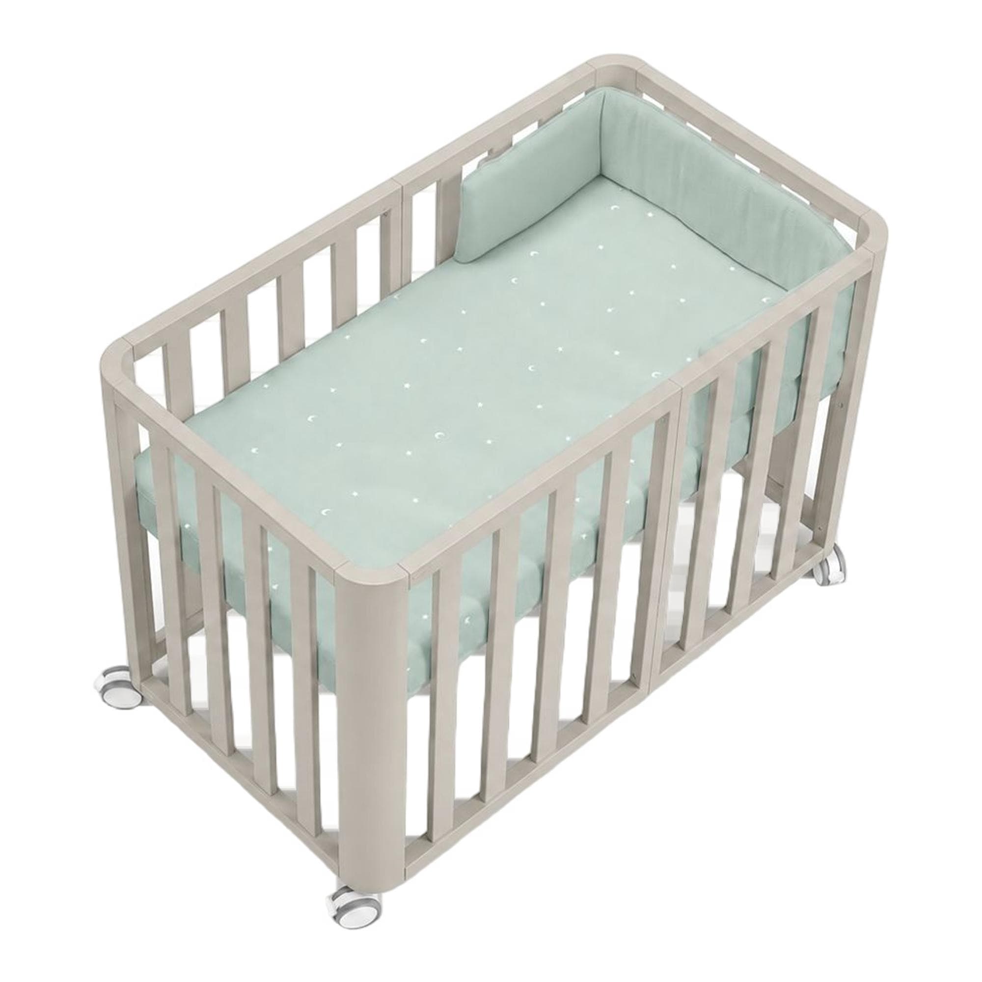 Cotinfant - Pack Cuna evolutiva (90x50-120x60 cm) Cotinfant Doco Sleeping PLUS + colchón + textil SENA 90x50.