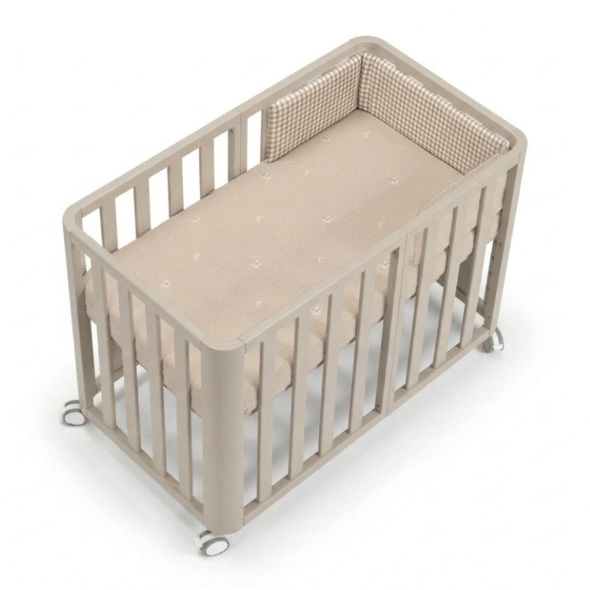 Cotinfant - Pack Cuna evolutiva (90x50-120x60 cm) Cotinfant Doco Sleeping PLUS + colchón + textil SILVA 90x50.