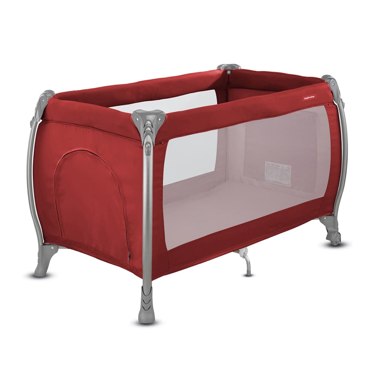 Inglesina - Cuna de viaje Inglesina Lodge Brik Red doble altura rojo.