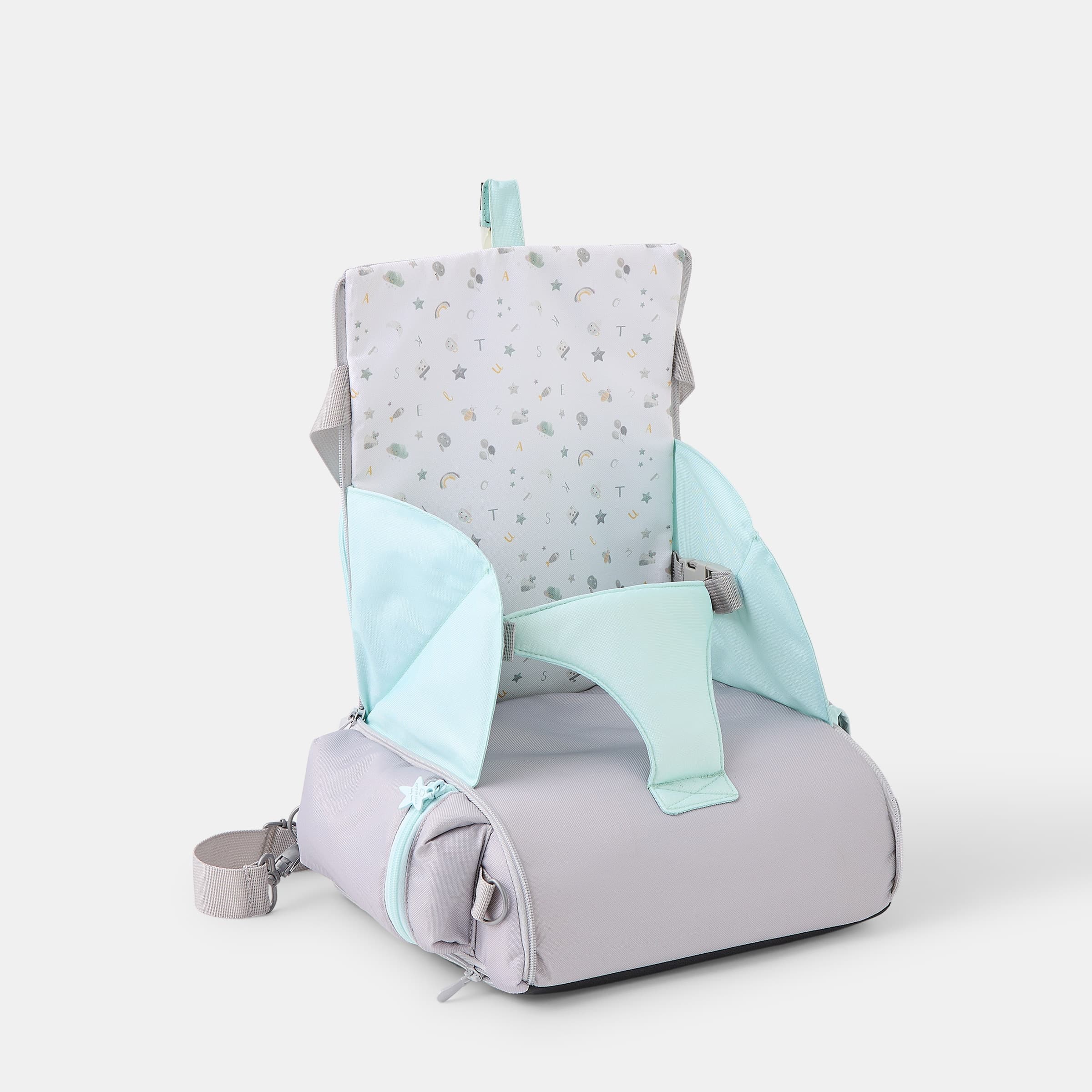 Cotton Juice Baby Home - Trona de viaje con bolsillo Abecedario de Cotton Juice Baby Home.